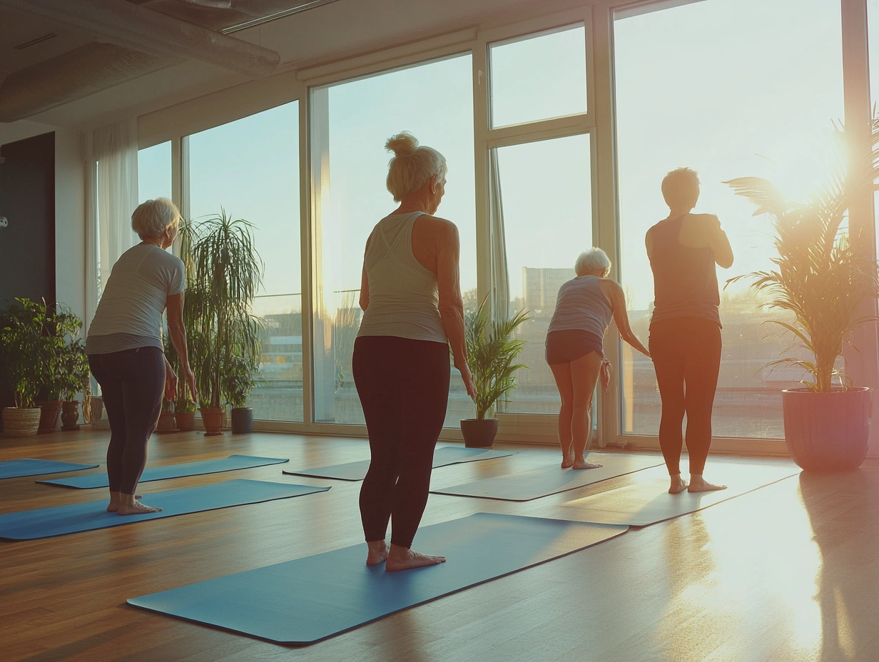 Заняття з йоги для людей старшого віку